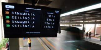 Pregão eletrônico permitirá a troca de painéis informativos nas estações do Metrô