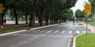 Reformada, Avenida das Mangueiras, no Cruzeiro, ganha faixas de pedestre