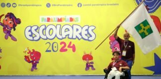 Estudante de Ceilândia representa o DF na cerimônia de abertura das Paralimpíadas Escolares