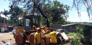 Operação de combate à dengue retirou cerca de 62 toneladas de inservíveis na Vila Telebrasília