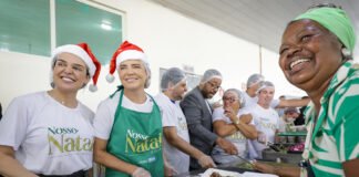 Restaurante Comunitário do Riacho Fundo II celebra Natal com cardápio especial, música e Papai Noel