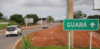 Liberação de faixa nas obras da via entre Guará e Núcleo Bandeirante melhora trafegabilidade na região