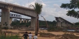 Duas pessoas morrem em desabamento de ponte no Tocantins