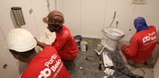 Obras nos camarins da Sala Martins Pena preservam originalidade e trazem acessibilidade