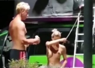 Vídeo: era para ser um banho escondido