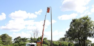 GDF substitui 12 km de cabos de energia furtados e estruturas de iluminação pública vandalizadas