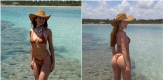Marina Ruy Barbosa curte dia de sol em São Miguel dos Milagres