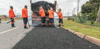 Uso de concreto betuminoso usinado a quente (CBUQ) garante durabilidade e qualidade ao asfalto do DF