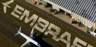 Ações da Embraer disparam 15% após maior pedido de jatos da história