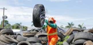 GDF promove limpeza urbana e fiscalização do despejo irregular de lixo em Ceilândia
