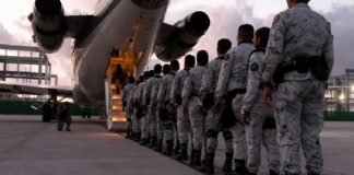 Primeiros soldados do México chegam à fronteira após acordo com EUA