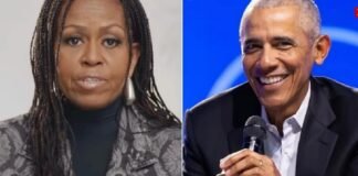 Michelle Obama aparece em vídeo pela 1ª vez após polêmica com Barack Obama