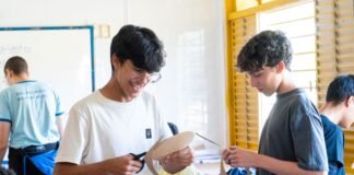 Oficina de arte tridimensional estimula criatividade de estudantes no Lago Norte