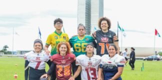 Com apoio do GDF, Brasília Pilots representa a capital em torneio de futebol americano na Colômbia