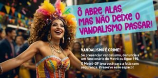 Metrô-DF lança campanha para orientar usuários contra vandalismo