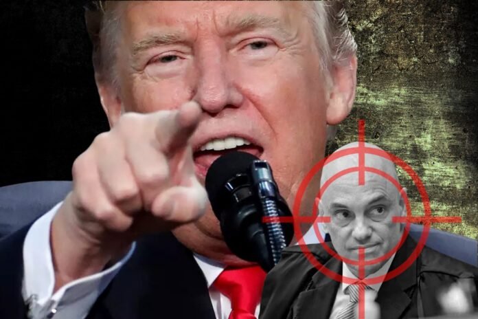 cabeça de ovo na mira de trump