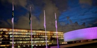 Câmara Legislativa ilumina prédio em apoio às pessoas com doenças raras