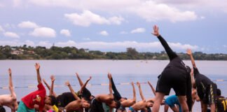 Lago Paranoá comemora Dia Mundial da Água com aulão de natação e atividades educativas