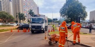 GDF intensifica ações de zeladoria no Setor Comercial Sul