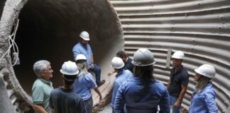 Aproximadamente mil pessoas participaram de visitas técnicas ao longo da obra do Drenar DF