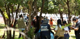Ação de acolhimento da população em situação de rua continua na Asa Norte