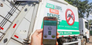 Aplicativo SLU Coleta DF permite acompanhamento em tempo real da rota dos caminhões de lixo