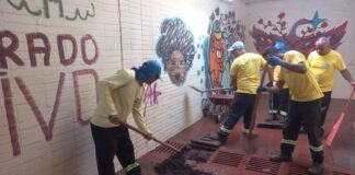 Passagem subterrânea na Asa Sul passa por limpeza
