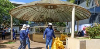 GDF inicia primeira etapa de reforma da Praça Renato Russo, na QI 11 do Lago Sul