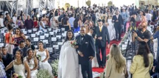 Casamento Comunitário alcança recorde de participação e oficializa união de 100 casais