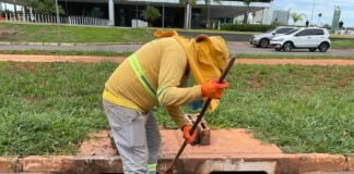 Na última etapa antes da liberação do sistema, bocas de lobo do Drenar DF começam a ser abertas