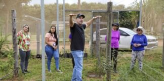 Mulheres do campo participam de curso sobre o cultivo de uvas na Fazenda Água Limpa