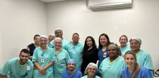 Equipe do HBDF é treinada para realização de implante transcateter de válvula aórtica