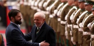Boric visita Brasil e prioriza desenvolver plano de rota Atlântico-Pacífico