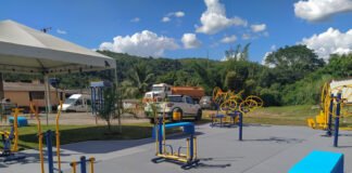 GDF reforma PEC, parquinho infantil e academia comunitária em praça da Comunidade Fercal II