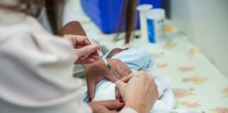 Policlínica do Gama aplica mais de 100 doses de medicamento contra bronquiolite em crianças