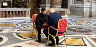 Trump e Zelensky têm reunião reservada antes do funeral do papa Francisco