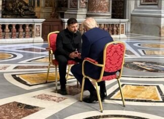 Trump e Zelensky têm reunião reservada antes do funeral do papa Francisco