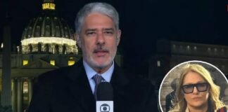 Após “fugir” de abraço, William Bonner comenta sobre Ilze Scamparini