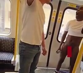 Vídeo: benguludo ficou pel4do no metrô e levou porr4da