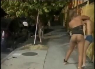 Vídeo: briga de qu3nga sempre tem p3itinho a mostra