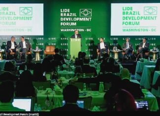Governador Ibaneis Rocha destaca avanços do DF em saneamento e infraestrutura durante evento em Washington