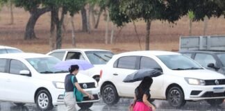 Previsão indica possibilidade de chuva durante a semana e alerta para ventos fortes no Distrito Federal