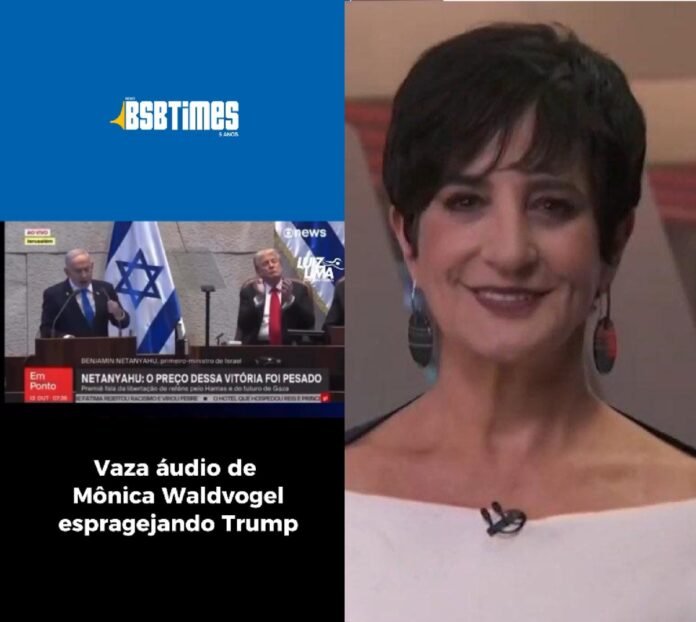 Mônica Waldvogel tem áudio vazado durante jornal na GloboNews com crítica a Netanyahu
