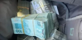 Homem é preso com R$ 850 mil em espécie e diz que levaria dinheiro ao DF