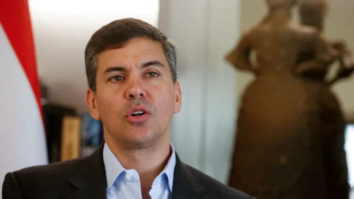 Presidente do Paraguai, Santiago Peña • REUTERS