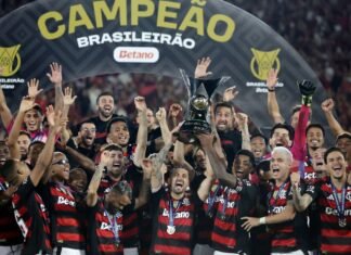 Ranking da CBF: Flamengo segue líder e Corinthians sobe para segundo