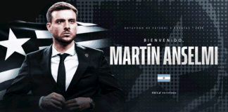 Botafogo anuncia contratação do técnico Martín Anselmi