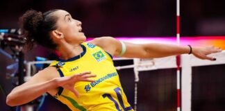 Gabi Guimarães é segunda melhor jogadora de vôlei do mundo em 2025