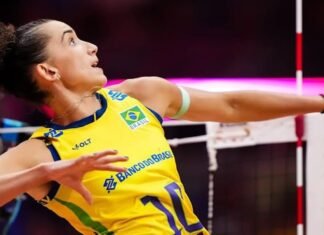 Gabi Guimarães é segunda melhor jogadora de vôlei do mundo em 2025