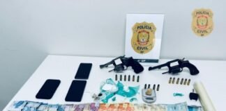 PCDF deflagra ação contra tráfico de drogas e porte ilegal de armas no Guará